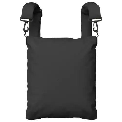 BLACK PILLOW BAG